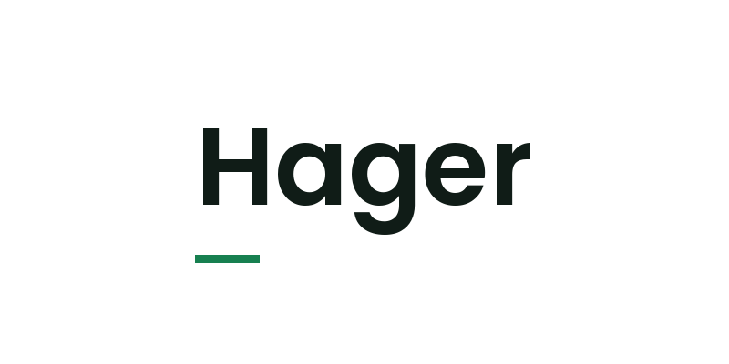 Hager ECR380D Logo